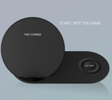 Vertical 2-in-1 Wireless Charger