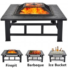 Fire Pit with BBQ Grill