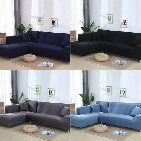 Single Color Universal Sofa & Cushion Cover