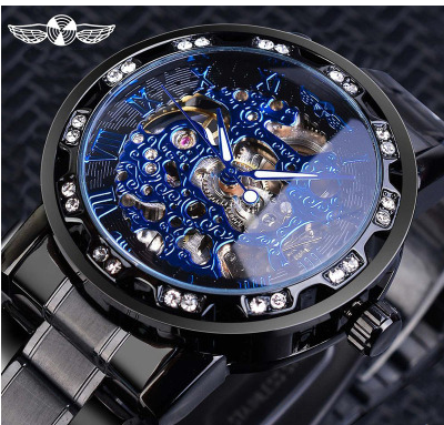 Men's mechanical watch hollow  male luminous watch